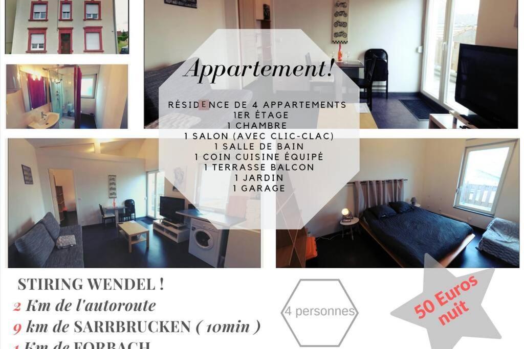 Appartement Complet Stiring-Wendel Exterior foto